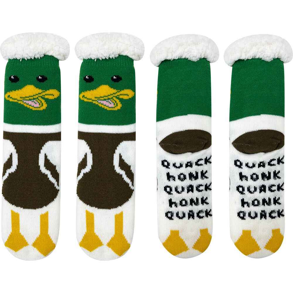 Socks Animal Mallard Sherpa Lined Socks