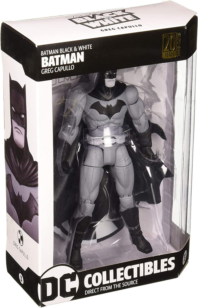 DC Collectibles Batman: Black & White Collection - Batman 6 Inch Action Figure by Greg Capullo - fimurineforall.com