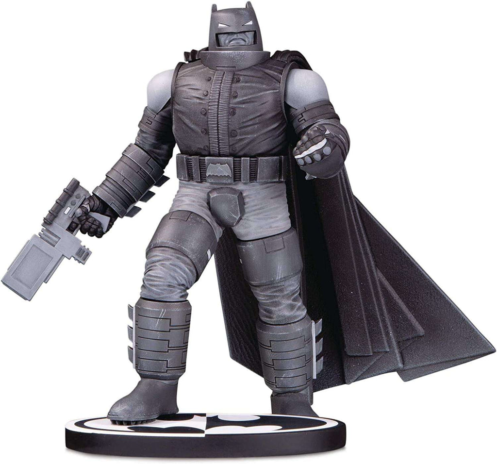 DC Collectibles Batman Black and White Armored Batman 8 Inch Frank Miller Resin Statue - fimurineforall.com