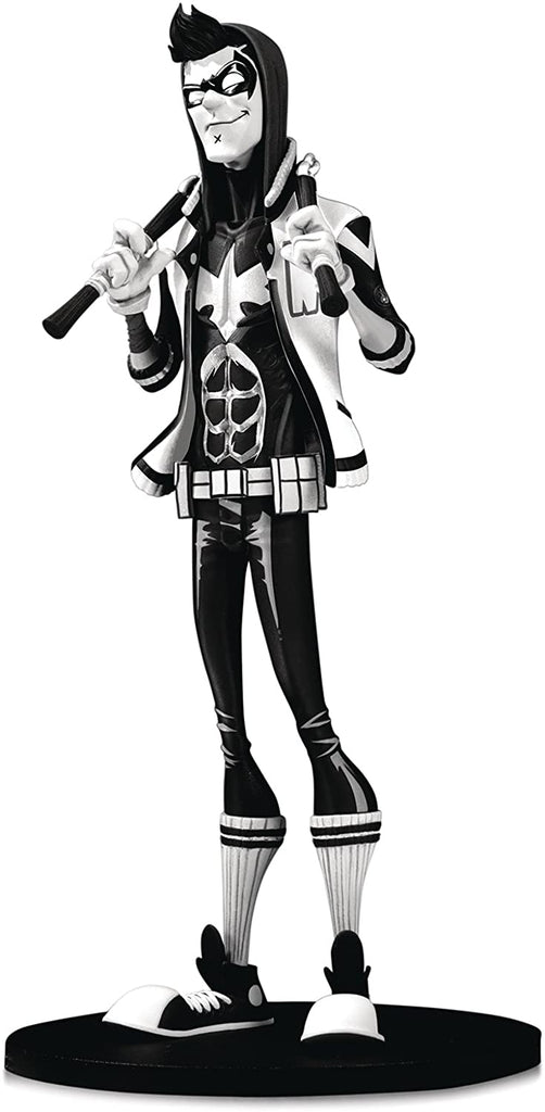 DC Collectibles DC Artists Alley: Nightwing by Nooligan Black & White Variant Designer Vinyl Figure - fimurineforall.com