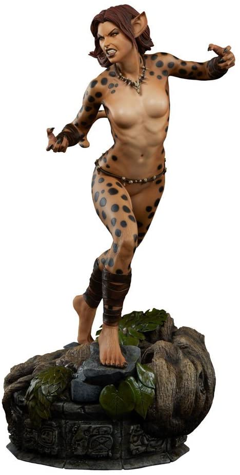 DC Comics Cheetah 1/4 Scale Premium Format Figure Statue - fimurineforall.com