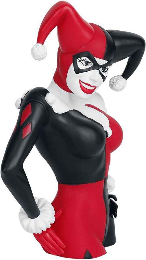 DC Harley Quinn 8 Inch PVC Figural Bust Bank