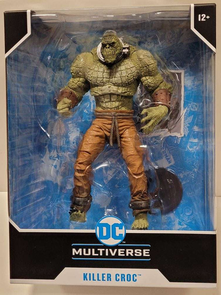 DC Multiverse Batman Arkham Asylum Killer Croc MegaFig Action Figure - fimurineforall.com