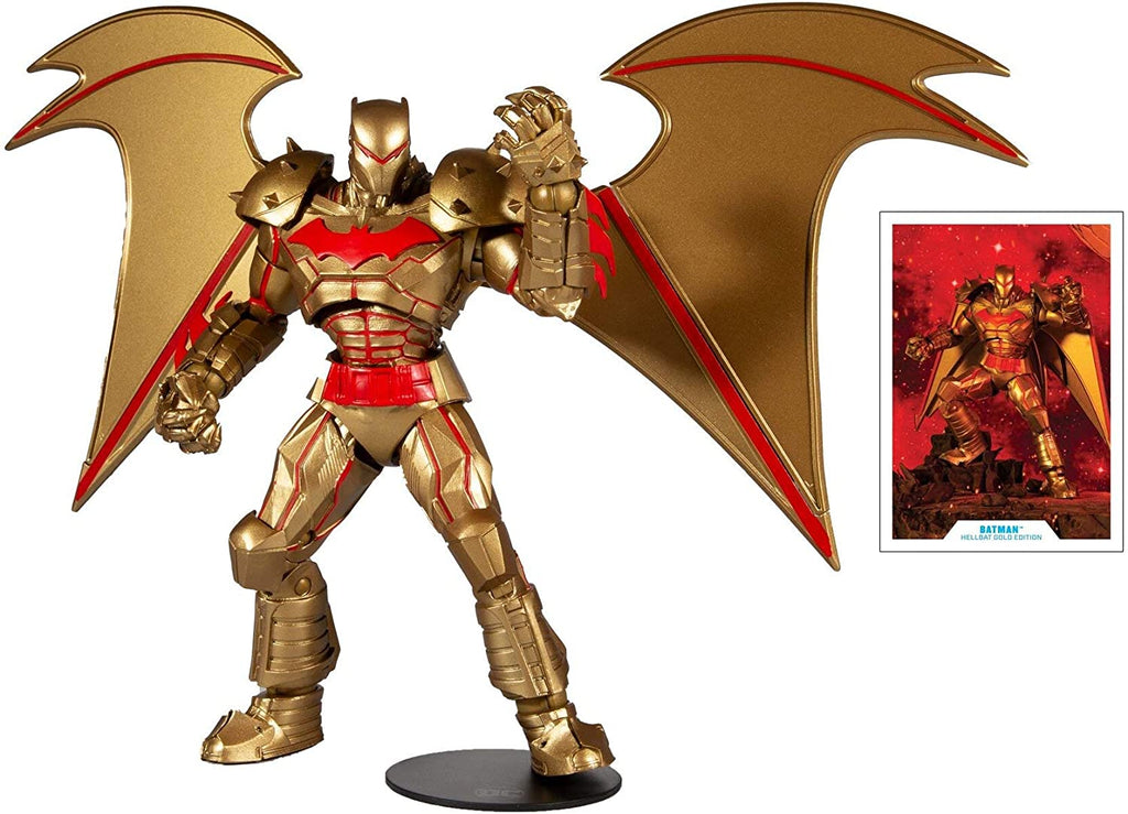 McFarlane Toys DC Multiverse Batman Hellbat Gold Edition 7" Action Figure - fimurineforall.com