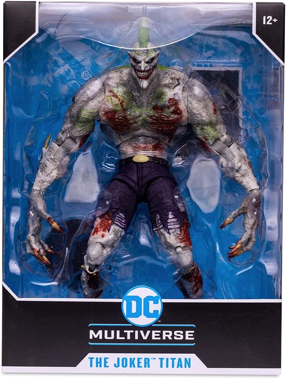 DC Multiverse Comic Batman Arkham Asylum Titan Joker Mega 10 Inch Action Figure - fimurineforall.com