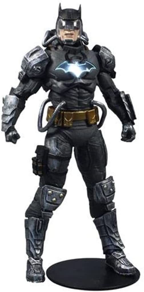 DC Multiverse Comic Batman Hazmat Suit (Light UP Logo) (Gold Label) 7 Inch Action Figure - fimurineforall.com
