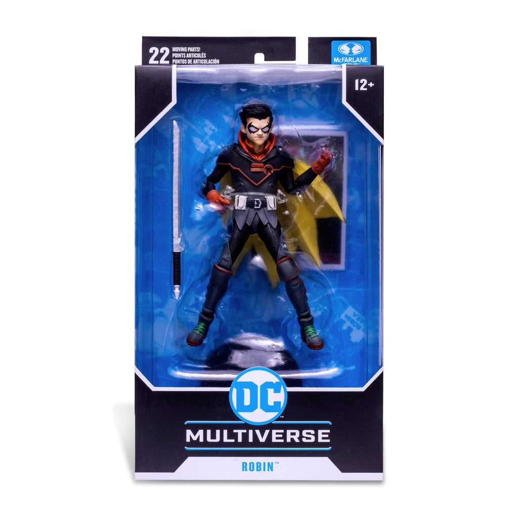 DC Multiverse Comic Infinite Frontier (Death Metal) Damien Wayne Robin 7 Inch Action Figure - fimurineforall.com