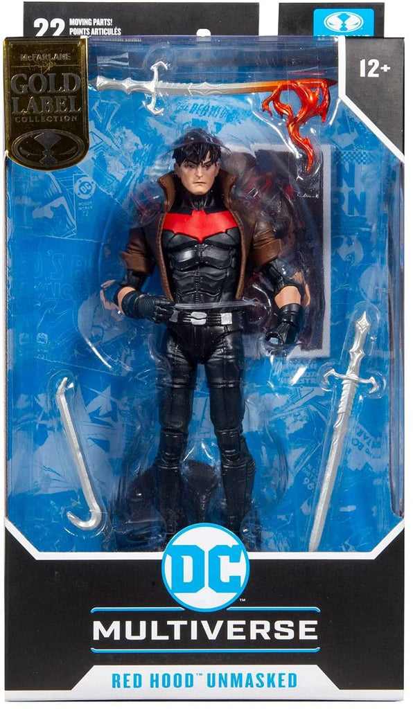 DC Multiverse Comic New 52 Red Hood Unmasked (Gold Label) 7 Inch Action Figure - fimurineforall.com
