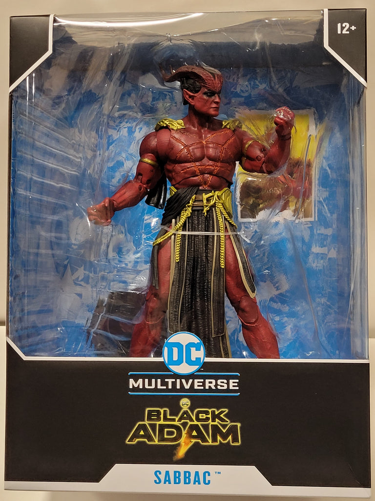 DC Multiverse Comics Black Adam Movie - Sabbac MegaFig Action Figure - fimurineforall.com