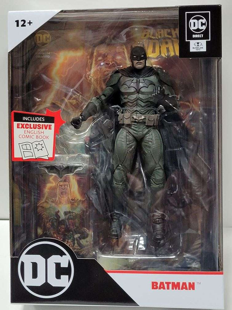 DC Multiverse Comics Page Punchers Black Adam - Batman with Comic 7 Inch Action Figure - fimurineforall.com