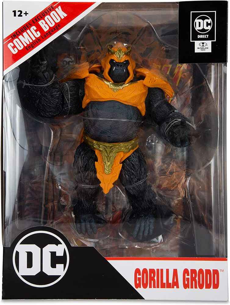 DC Multiverse Comics Page Punchers The Flash - Gorilla Grodd W Comic Mega Action Figure