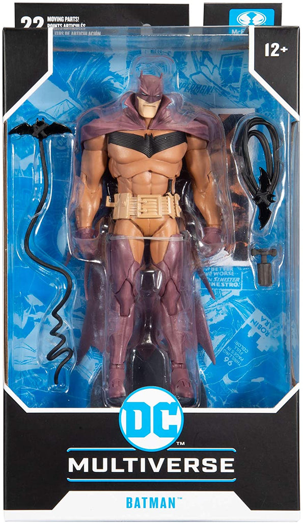DC Multiverse Comics White Knight Batman 7 Inch Red Variant Action Figure - fimurineforall.com