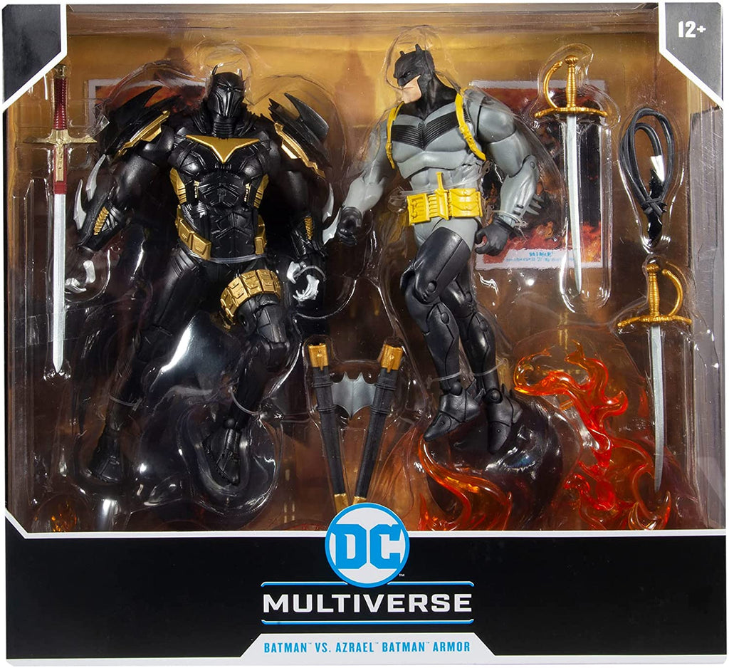 DC Multiverse Curse of the White Knight Batman vs Azrael (Batman Armor) 7 Inch Action Figure 2 Pack - fimurineforall.com