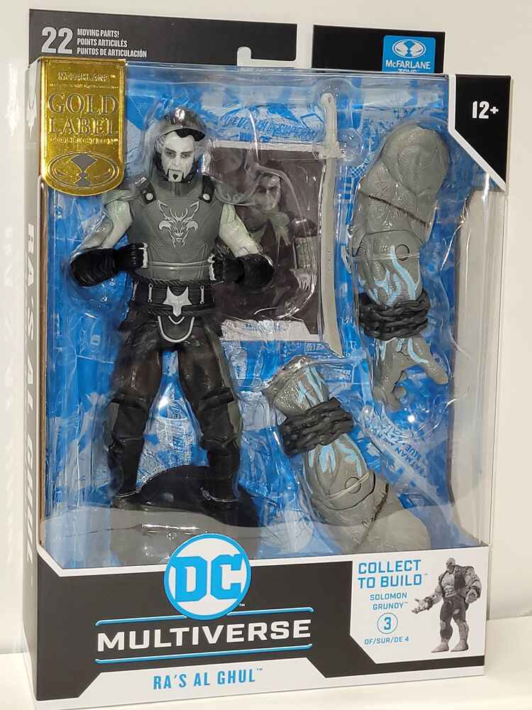 DC Multiverse Gaming Batman Arkham City BAF Solomon Grundy - Ras Al Ghul Black & White (Gold Label) 7 Inch Action Figure