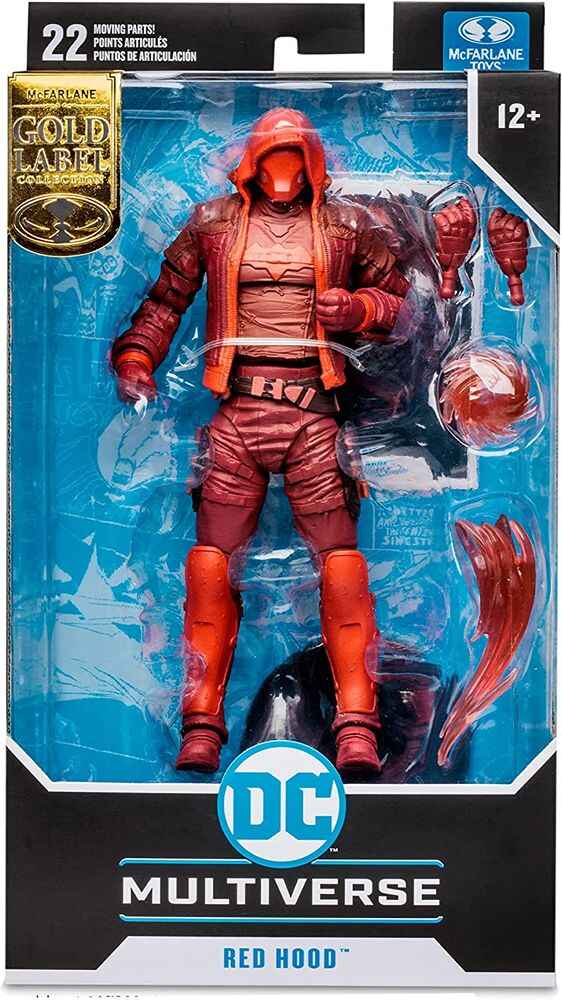 DC Multiverse Gaming Wave 8 Batman: Arkham Knight - Red Hood Monochromatic Gold Label 7 Inch Action Figure