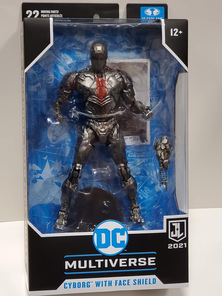 DC Multiverse Justice League Movie Cyborg with Face Shield Exclusive 7 Inch Action Figure - fimurineforall.com