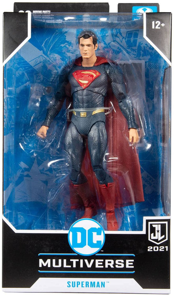 DC Multiverse Justice League Movie 2021 Superman Red & Blue Suit Exclusive 7 Inch Action Figure - fimurineforall.com