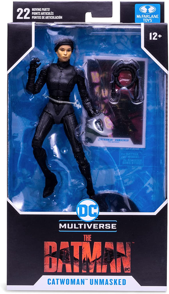 DC Multiverse The Batman Movie Catwoman Unmasked 7 Inch Action Figure - fimurineforall.com