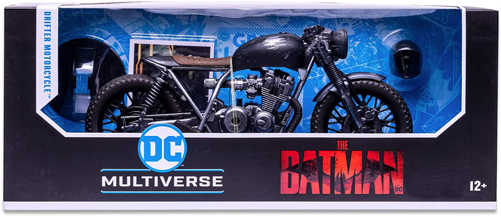 DC Multiverse The Batman Movie Drifter Motorcycle Action Vehicle - fimurineforall.com