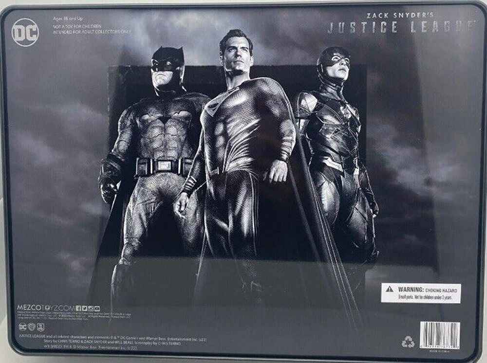 DC Multiverse One-12 Collective Justice League Zack Snyder Deluxe Steel Boxed Set (Flash, Batman Superman) 6.5 Inch 1/12 Action Figure