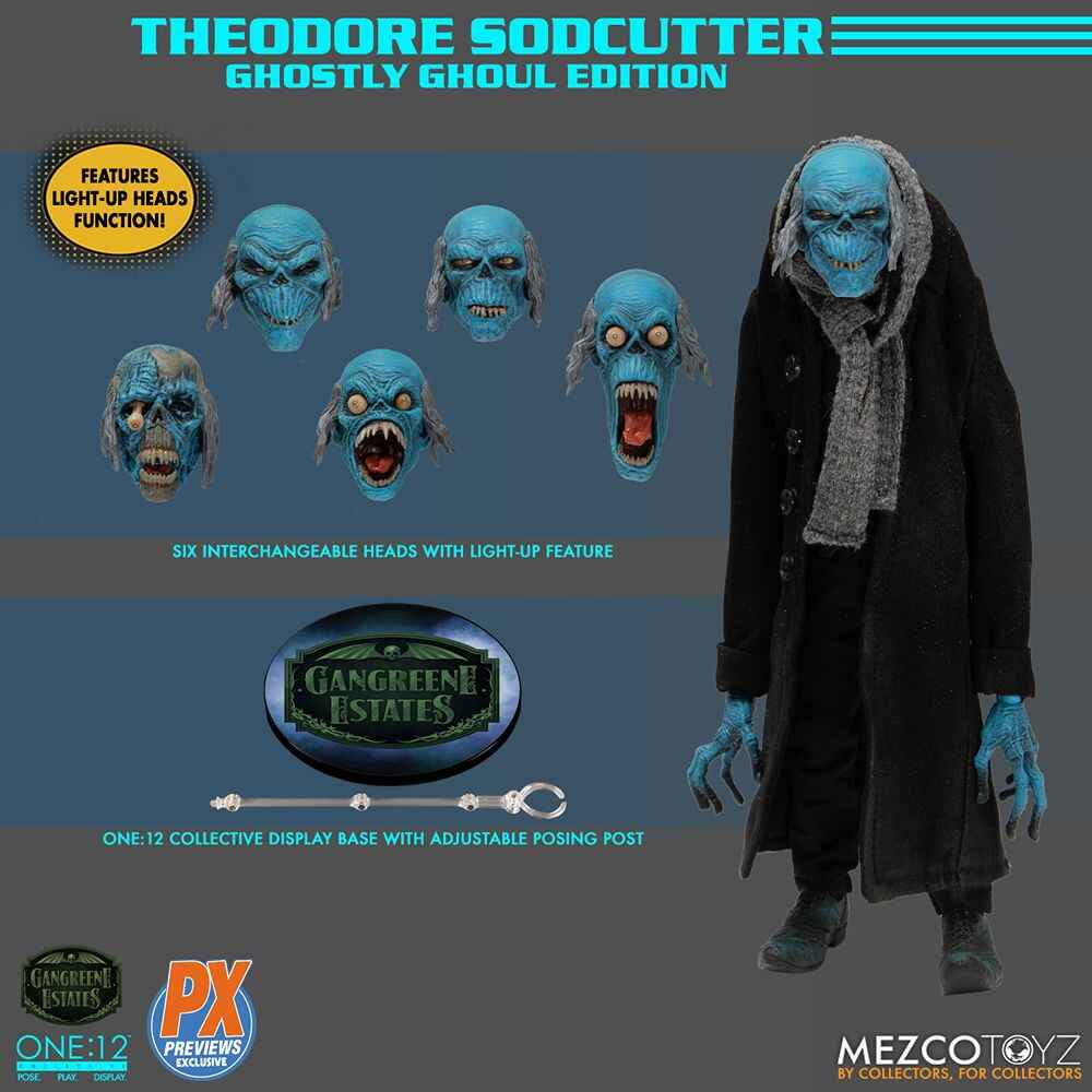 Theodore SODCUTTER One-12 Collective Horror Ghostly Ghoul PX Edition 6 Inch 1/12 Action Figure