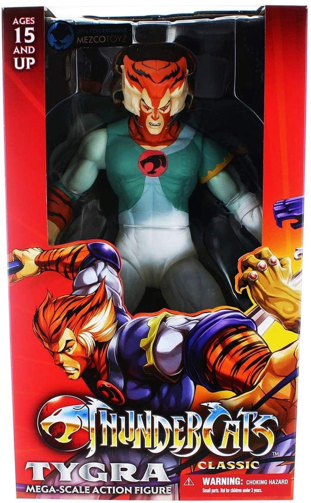 SDCC 2016 Exclusive Thundercats Tygra 14-Inch Mega-Scale Action Figure (Phasing Version) - fimurineforall.com