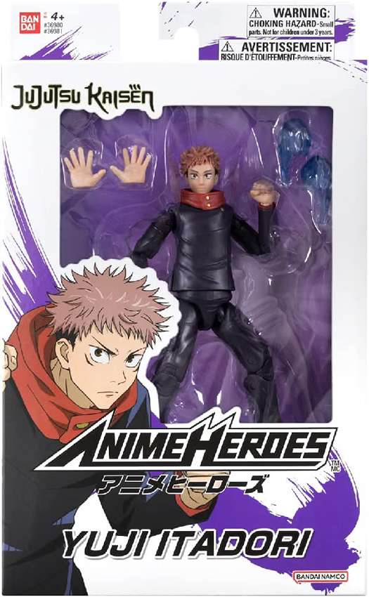 Jujutsu Kaisen Anime Heroes - Yuji Itadori (Black Flash) 6.5 Inch Action Figure