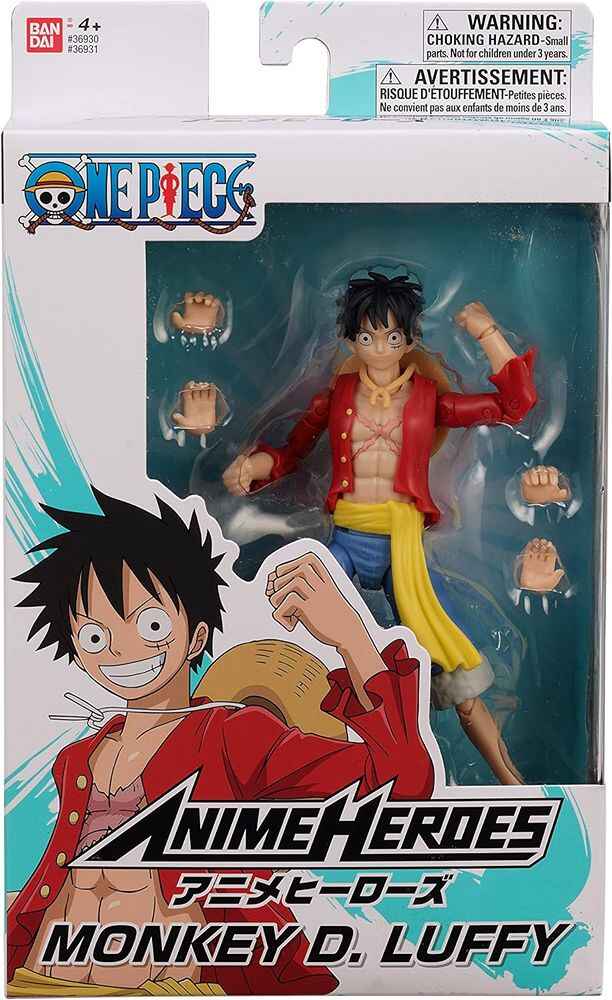 One Piece Anime Heroes Monkey D. Luffy 6.5 Inch Action Figure