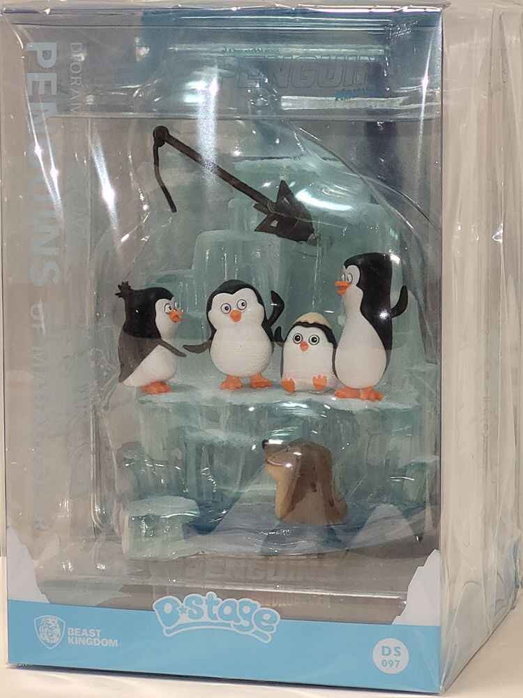 Penguins of Madagascar ÐS-097 D-Stage Penguins 6 Inch Statue