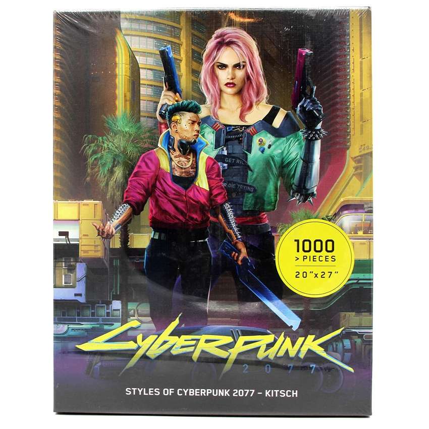 Puzzle 1000 Pieces - Cyberpunk 2077 (Kitsch) Deluxe Jigsaw Puzzle