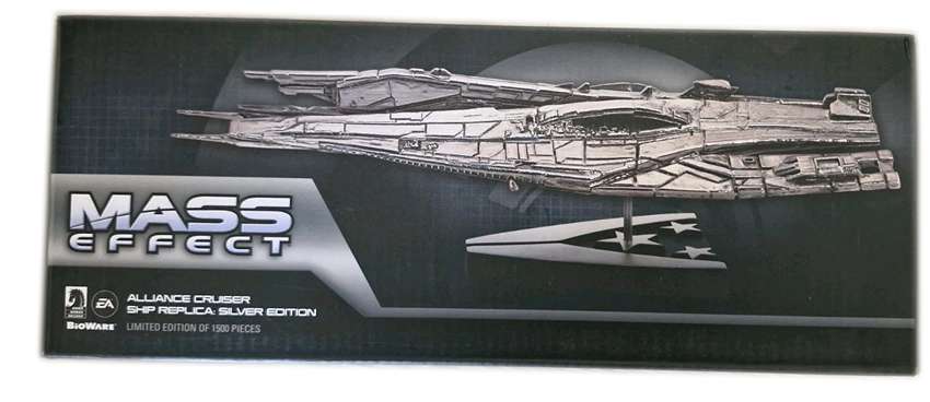 Mass Effect Alliance Cruiser Ship Replica Silver Edition