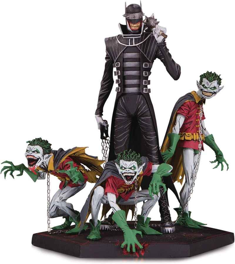 DC Collectibles Dark Nights Metal - The Batman Who Laughs and Robin Minions 8 Inch Deluxe Statue