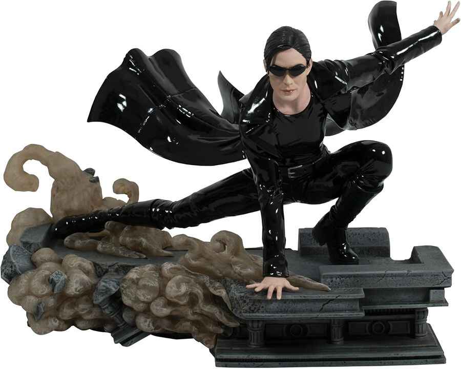 The Matrix Gallery Trinity Deluxe PVC Diorama Figure Statue