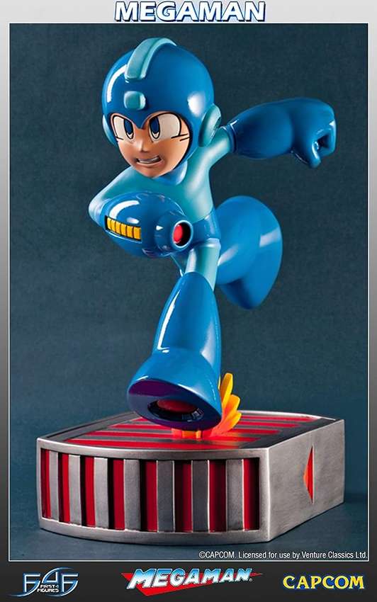Mega Man Running 13 Inch Resin Statue