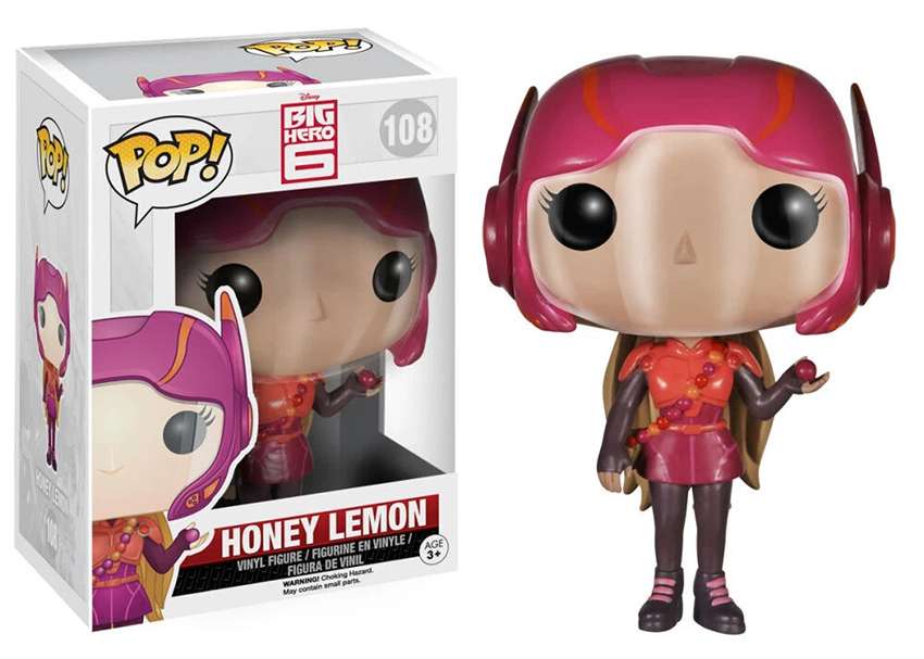 Pop Disney Big Hero 6 3.75 Inch Vinyl Figure - Honey Lemon #108