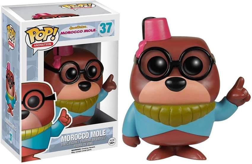 Pop Animation Hanna Barbera 3.75 Inch Vinyl Figure - Morocco Mole #37