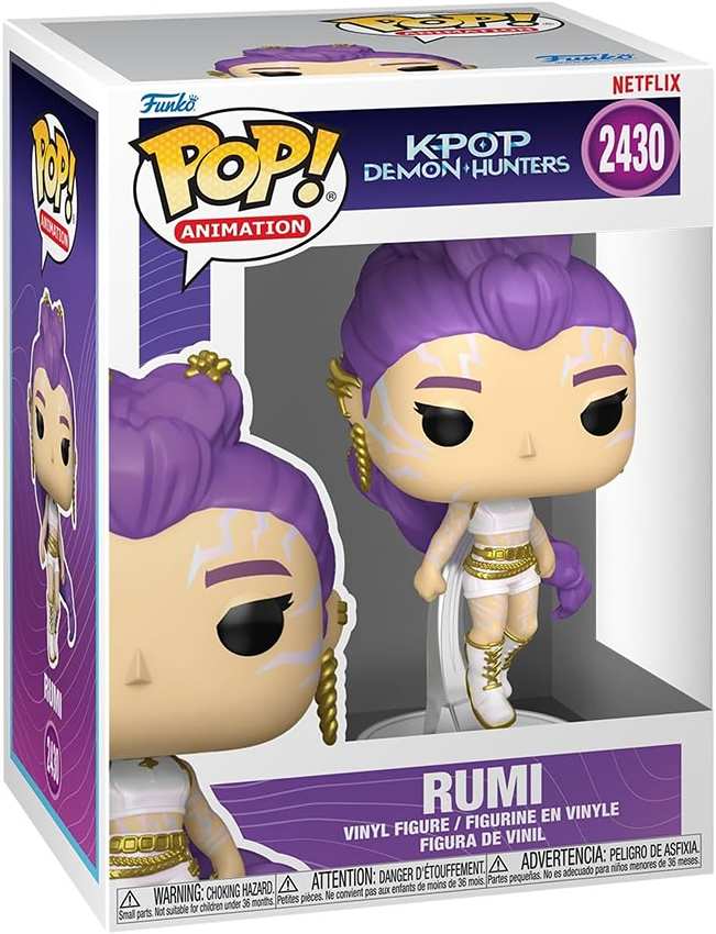 Pop Animation K-Pop Demon Hunters 3.75 Inch Vinyl Figure - Rumi #2430