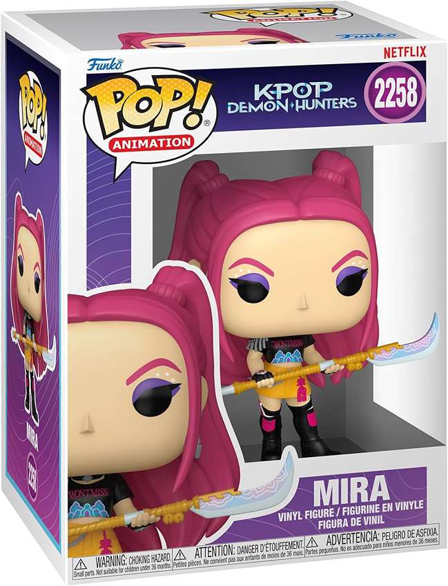 Pop Animation Kpop Demon Hunters 3.75 Inch Vinyl Figure - Mira #2258