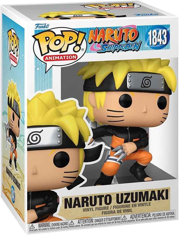 Pop Animation Naruto Shippuden 3.75 Inch Vinyl Figure - Naruto Uzumaki #1843