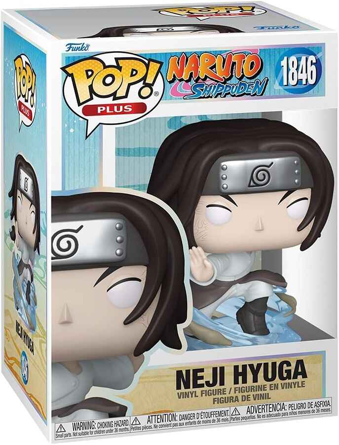 Pop Plus Animation Naruto Shippuden 4 Inch Vinyl Figure - Neji Hyuga #1846