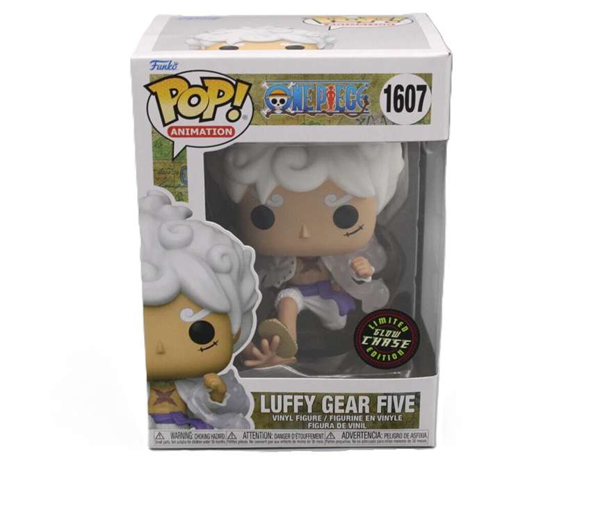 Pop Animation One Piece 3.75 Inch Vinyl Figure - Luffy Gear Five (Glow Chase) #1607