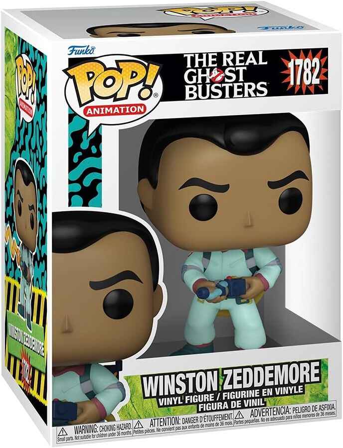 Pop Animation The Real Ghostbusters 3.75 Inch Vinyl Figure - Winston Zeddemore #1782