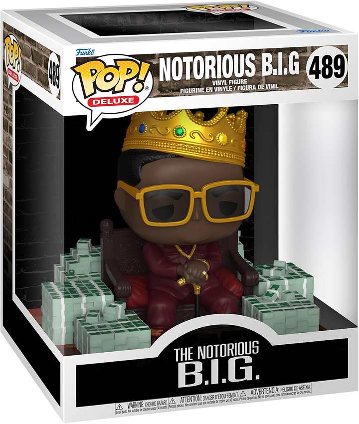 Funko Pop Deluxe Rocks Music The Notorious B.I.G. 3.75 Vinyl Figure - Notorious B.I.G. #489