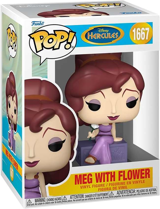 Pop Movies Disney Hercules 3.75 Inch Vinyl Figure - Meg w/ Flower #1667
