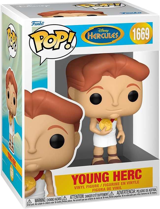 Pop Movies Disney Hercules 3.75 Inch Vinyl Figure - Young Hercules #1669