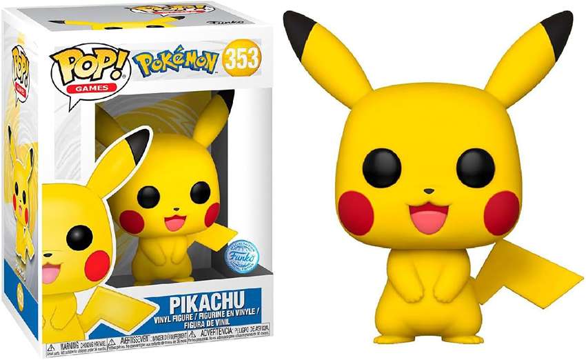 Pop Games Pokémon 3.75 Inch Vinyl Figure - Pikachu Exclusive #353