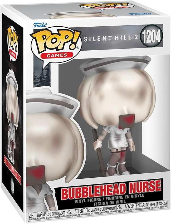 Pop Games Silent Hill 2  3.75 Inch Vinyl Figure - Bubblehead Nurse #1204
