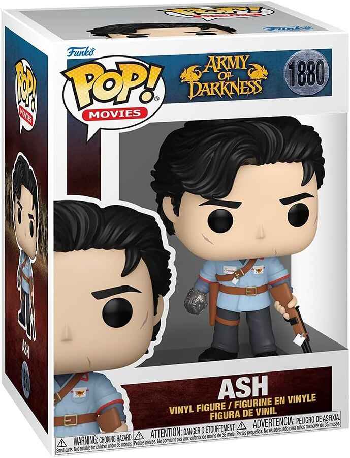 Pop Movies Army of Darkness 3.75 Inch Vinyl Figure - Ash W/ Boomstick #1880