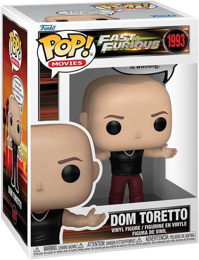 Pop Movies Fast and Furious 3.75 Inch Vinyl Figure - Dominic Toretto #1993