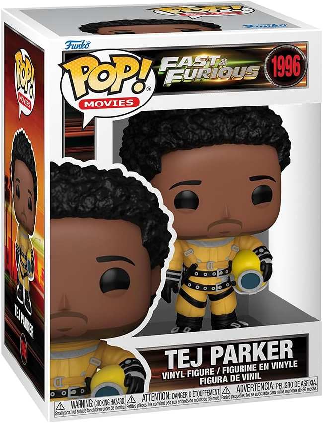 Pop Movies Fast and Furious 3.75 Inch Vinyl Figure - Tej Parker #1996